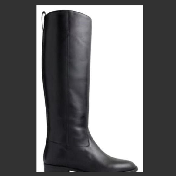 J crew top leather riding boots